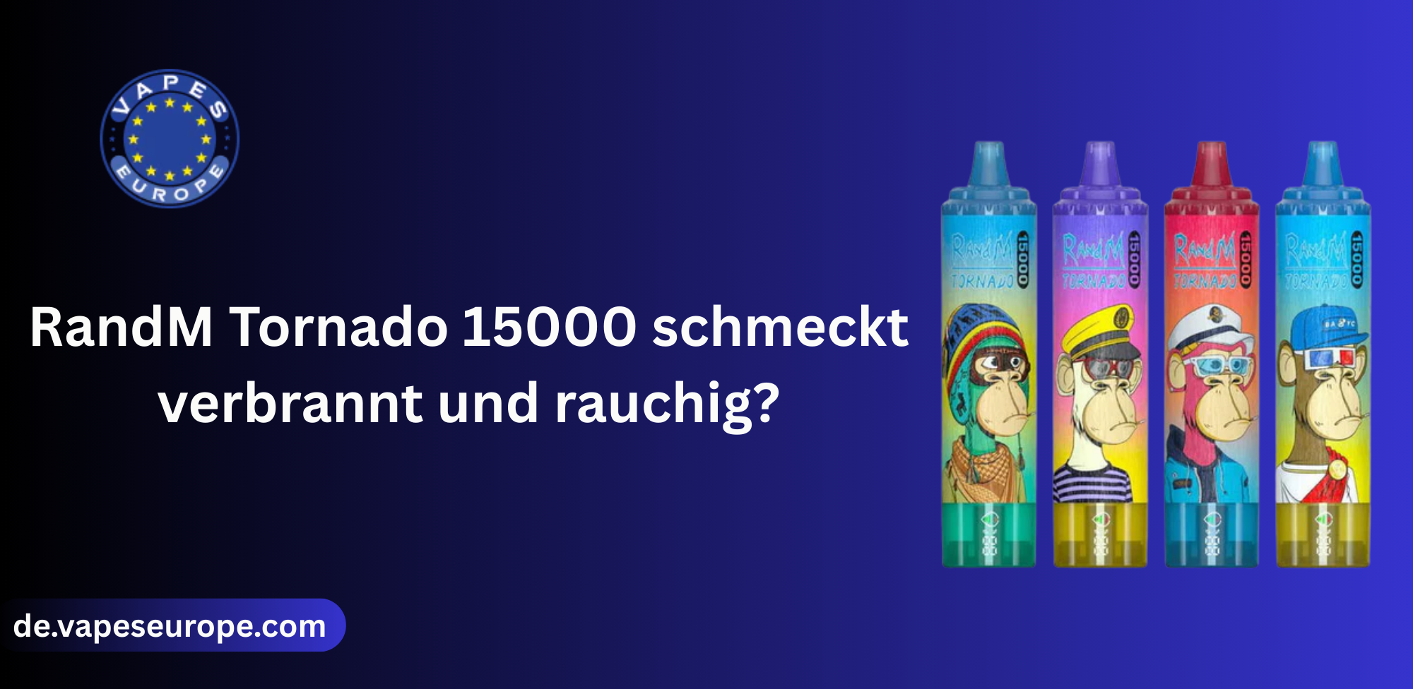RandM Tornado 15000 schmeckt verbrannt und rauchig?