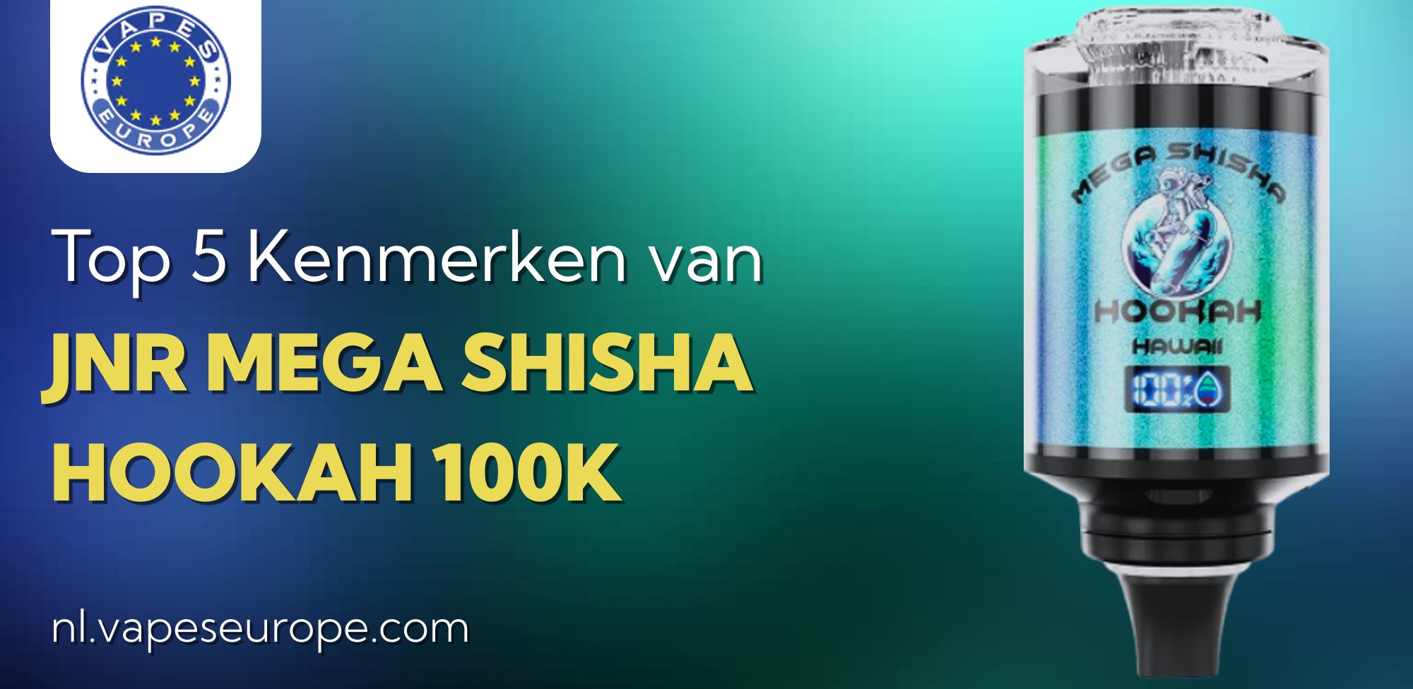 Top 5 Kenmerken van JNR Mega Shisha Hookah 100K