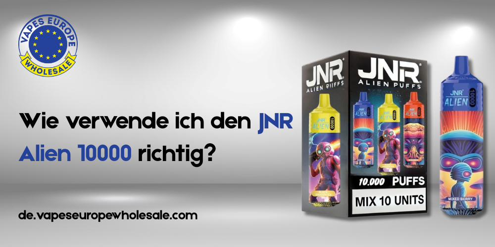 Wie verwende ich den JNR Alien 10000 richtig?