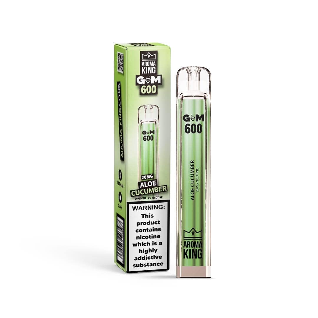 Aroma King Gem 600 Disposable Vape Pod Pack of 10