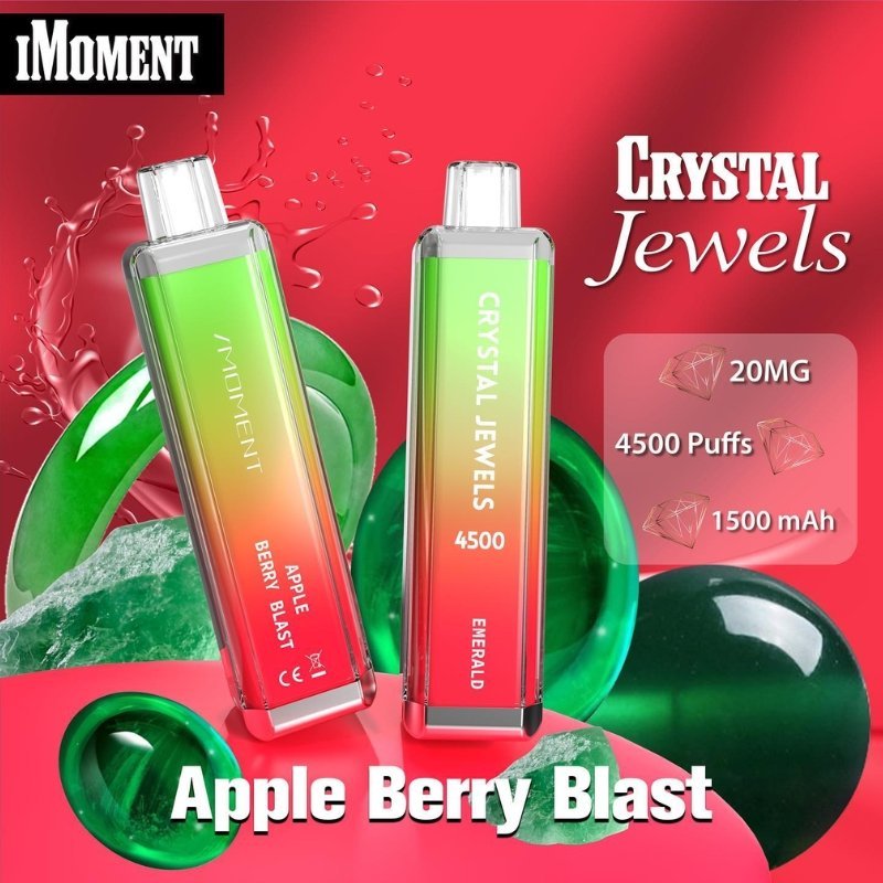 Crystal Jewels 4500 Disposable Vape Pod Puff Bar Device vapeclubuk.co.uk