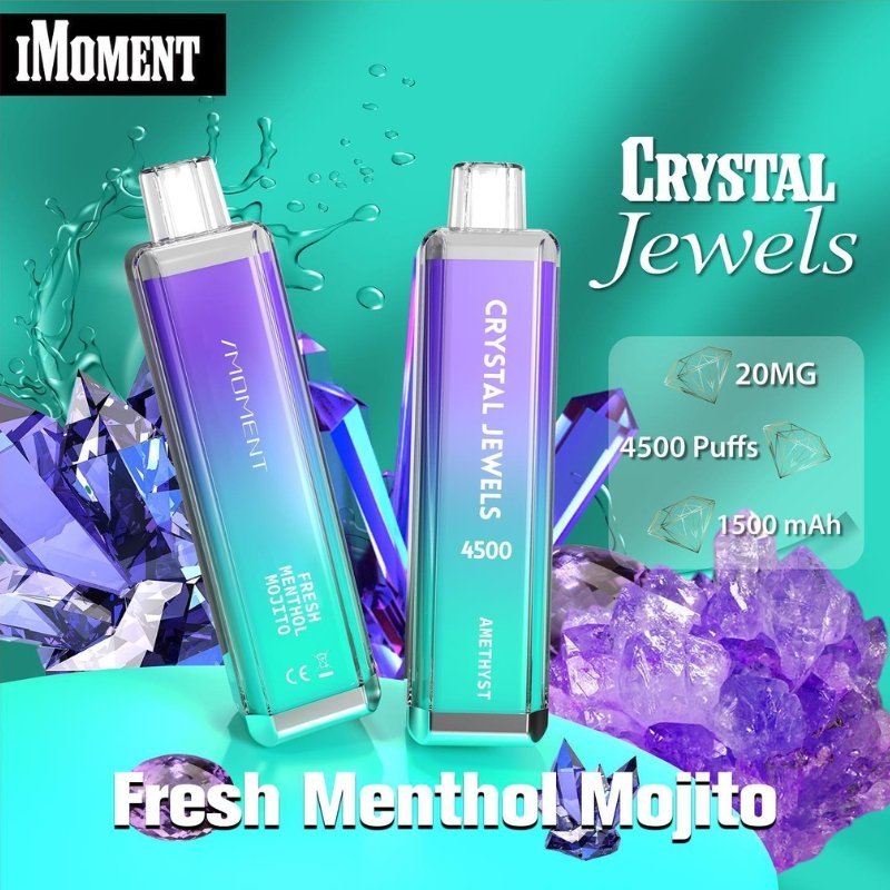 Crystal Jewels 4500 Disposable Vape Pod Puff Bar Device vapeclubuk.co.uk