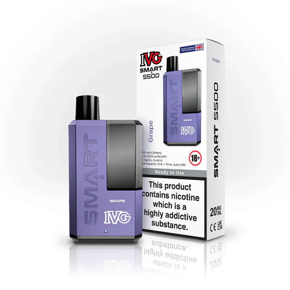 IVG Smart 5500 Box of 5 | 30+ Flavours