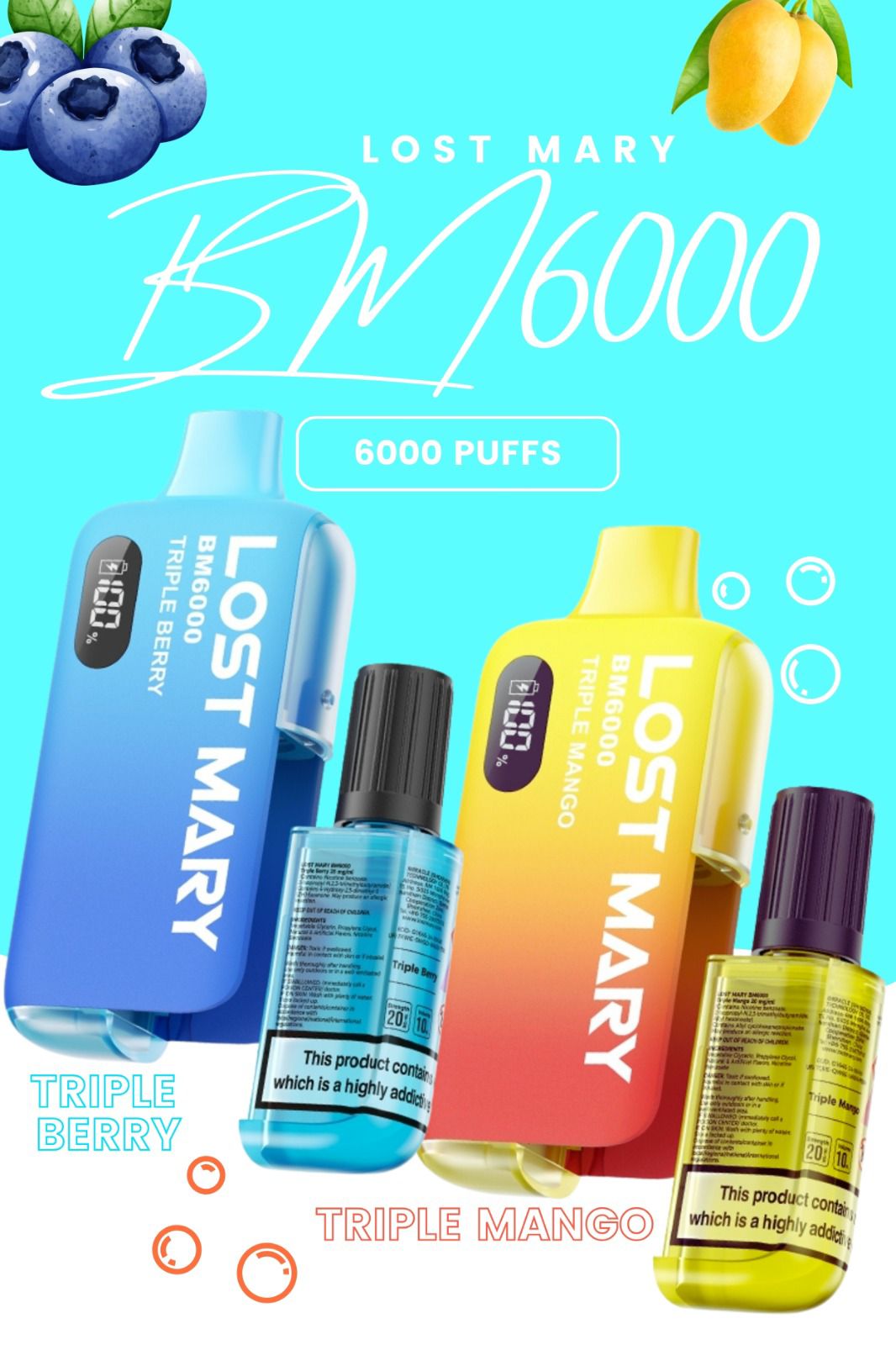 Lost Mary 6000 | 16+ Flavours