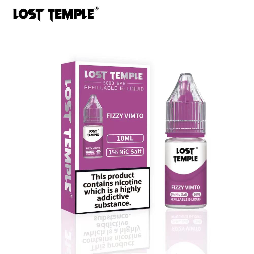 Lost Temple Nic Salts 10ml - Box of 10 vapeclubuk.co.uk