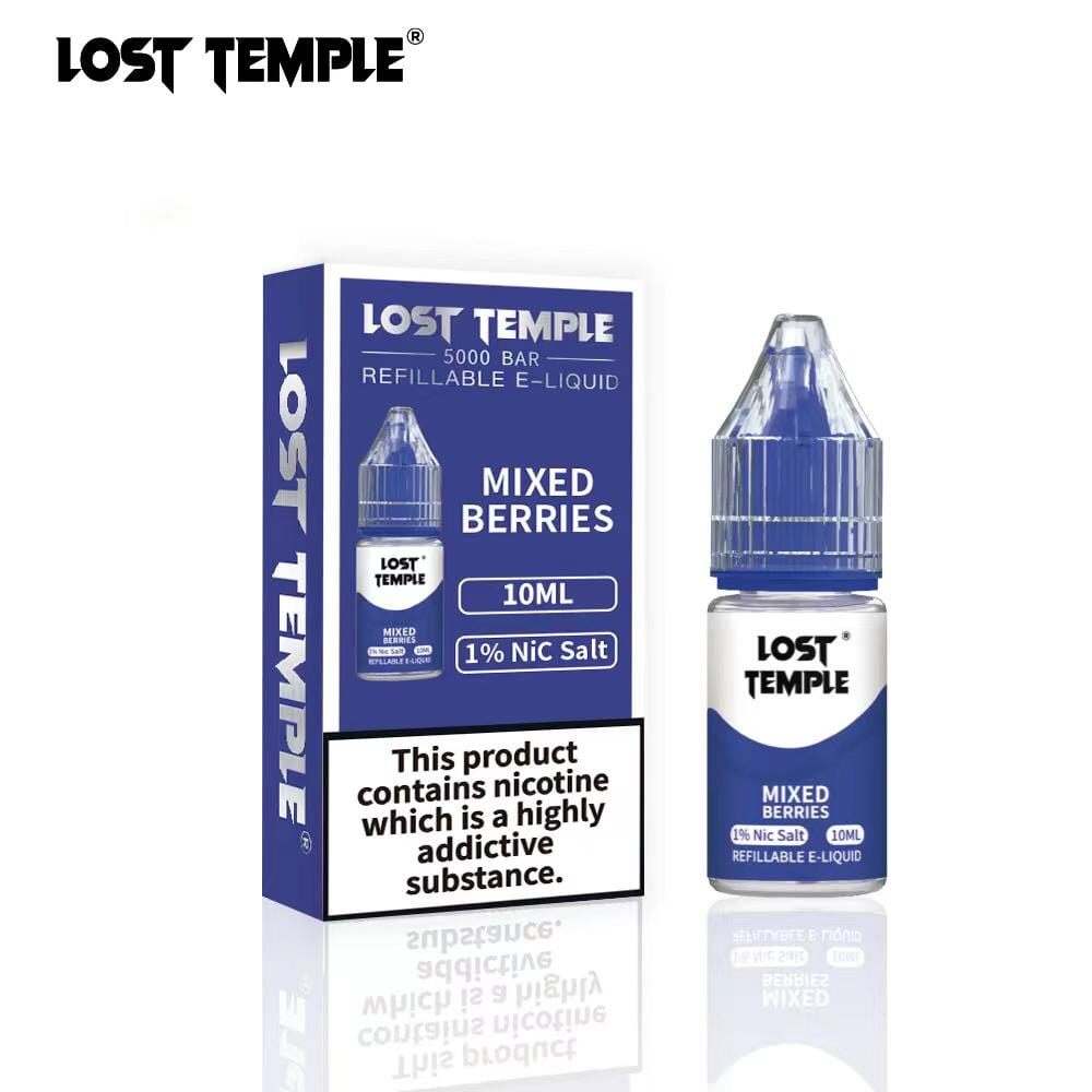 Lost Temple Nic Salts 10ml - Box of 10 vapeclubuk.co.uk