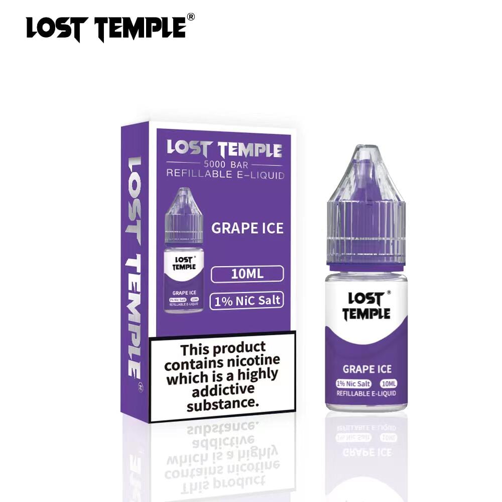 Lost Temple Nic Salts 10ml - Box of 10 vapeclubuk.co.uk