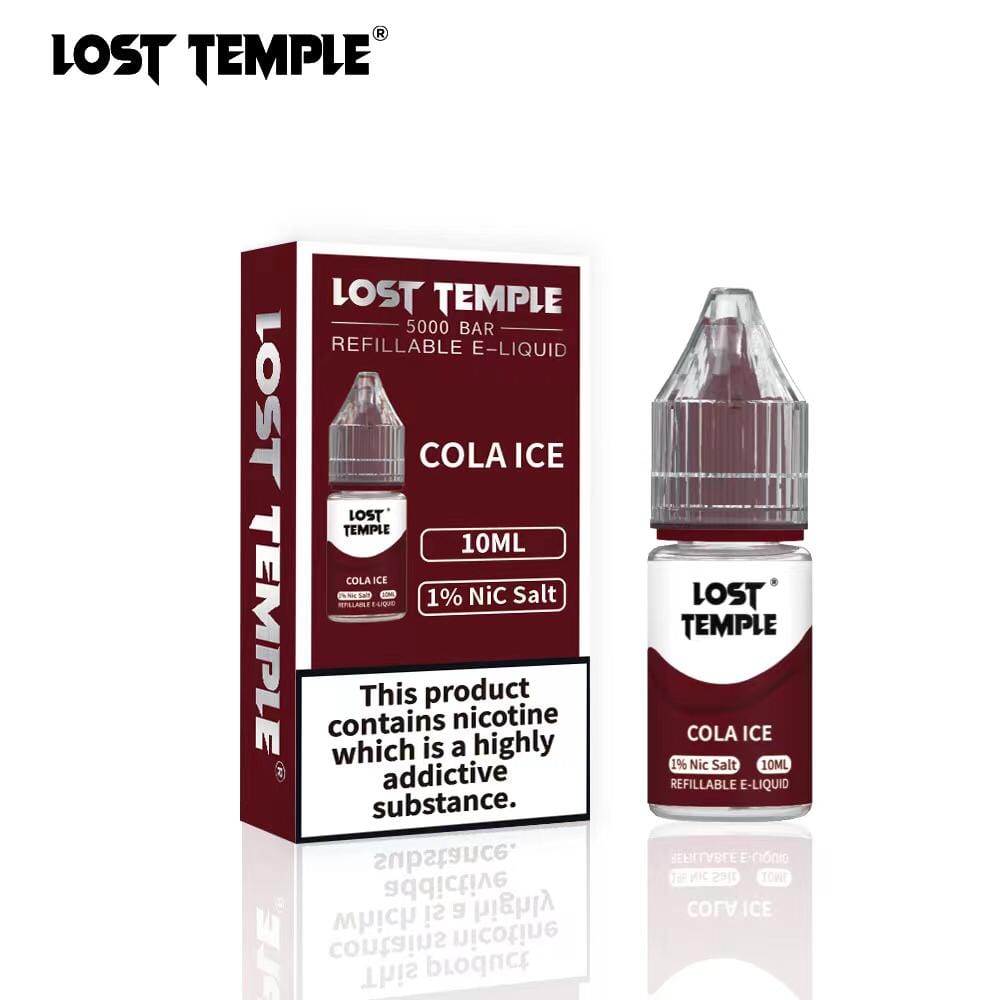 Lost Temple Nic Salts 10ml - Box of 10 vapeclubuk.co.uk