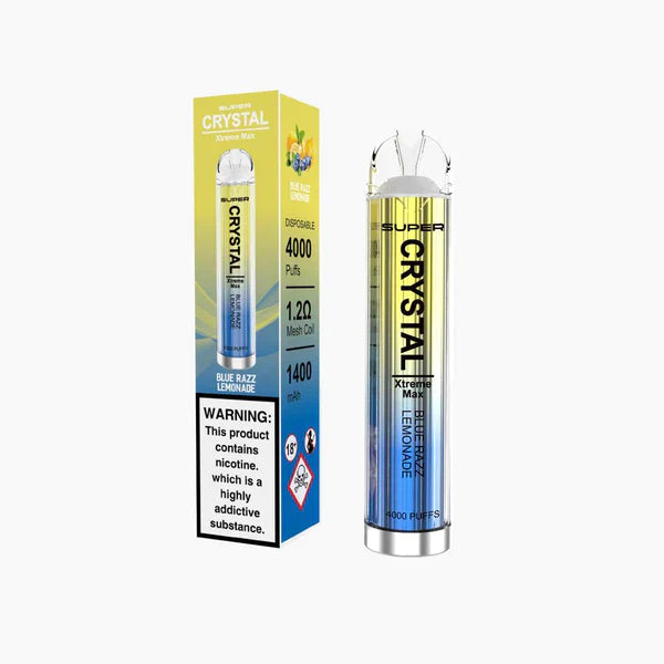 Super Crystal Xtreme Max 4000 Disposable Vape Pod Super Crystal Xtreme Max 4000 Disposable Vape Pod