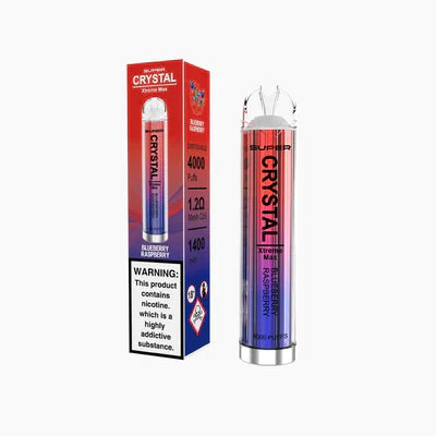 Super Crystal Xtreme Max 4000 Disposable Vape Pod Pack of 10 Super Crystal Xtreme Max 4000 Disposable Vape Pod Pack of 10