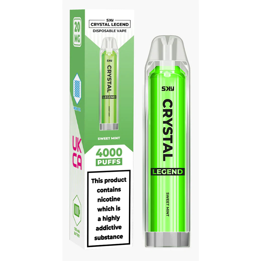 crystal blue ice vape Crystal Bar 600+ Puffs