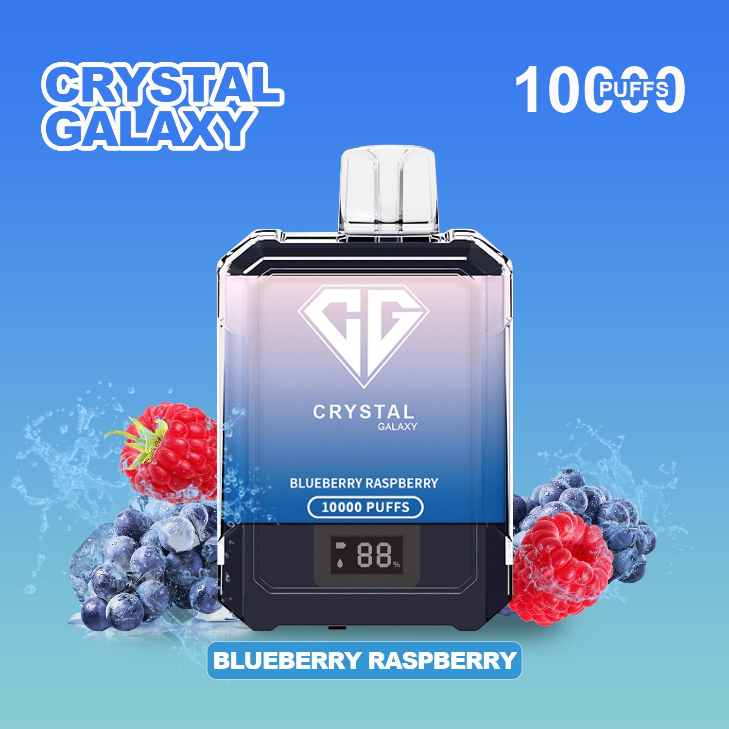 Crystal Galaxy 10000 Puffs Disposable Vape Pod Box of 10 - #Simbavapeswholesale#