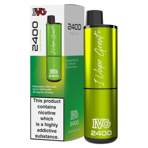 IVG 2400 Disposable Vape Pod Puff Bar Box of 10 - #Simbavapes#