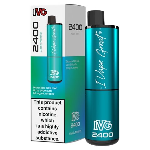 IVG 2400 Disposable Vape Pod Puff Bar Box of 10 - #Simbavapes#