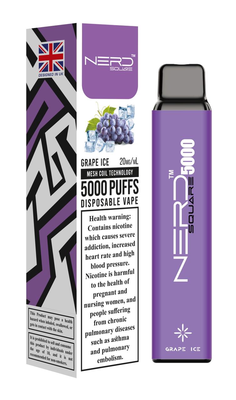 Nerd Square 5000 Disposable Vape Pod Nerd Square 5000 Disposable Vape Pod