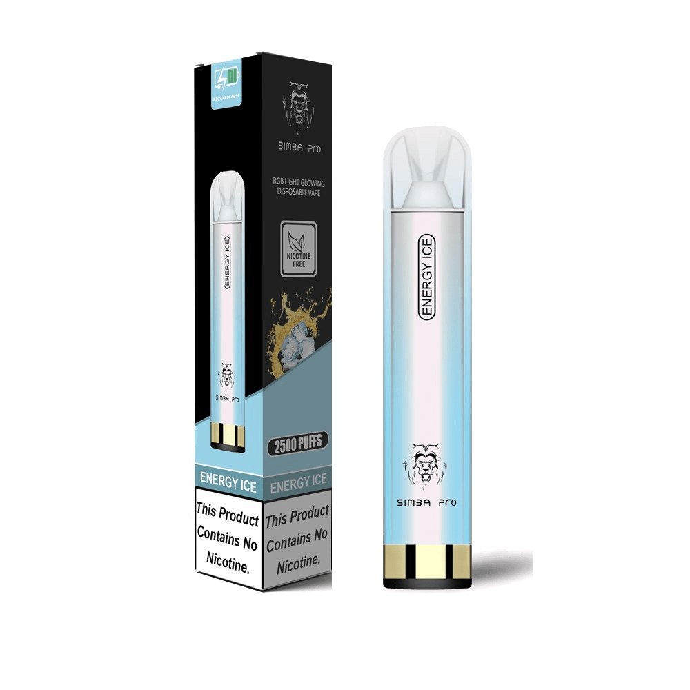 Simba Pro Vape 2500 Puffs Disposables Vapes With No Nicotine – Pack of 10 - #Simbavapes#